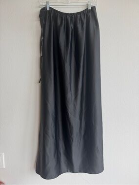 Solaqua 100% Italian Silk Side Tie Skirt